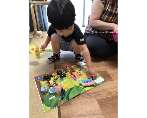 幼稚園児さんと虫さんたち